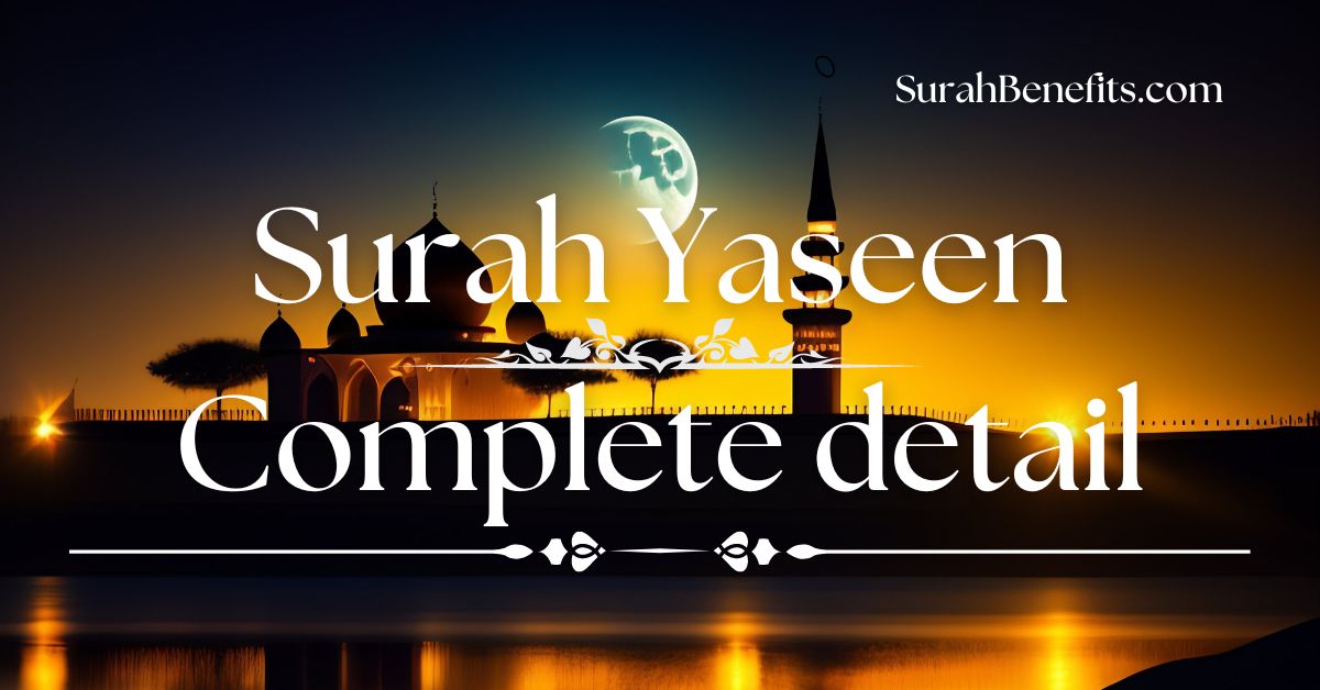 Surah Yaseen with online reading, PDF download, hadith, benefits, and FAQs.